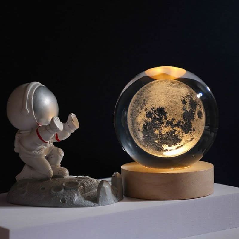 Engraved Crystal Ball LED Light