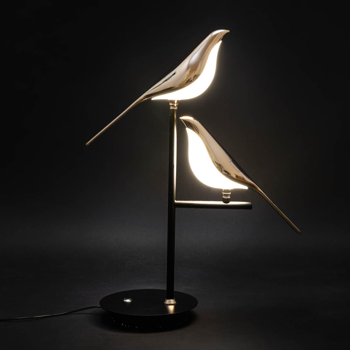 Perched Bird Brass Wall Light