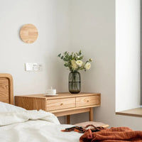 Solid Wood Shell Wall Light