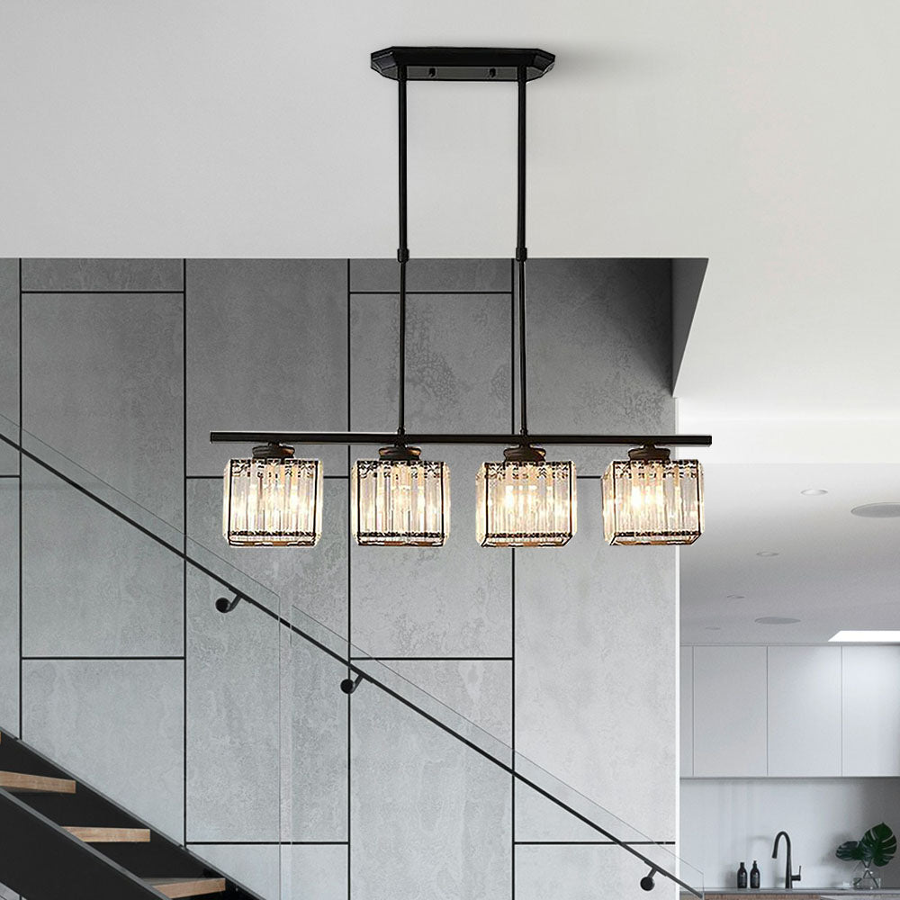 Nordic Multi-Head Glass Chandelier