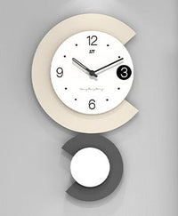 Linear Metal Silent Wall Clock 54cm