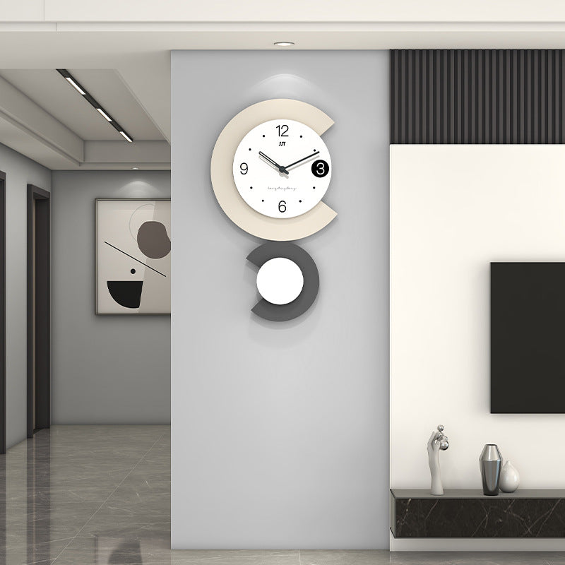 Linear Metal Silent Wall Clock 54cm