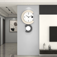 Linear Metal Silent Wall Clock 54cm