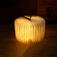 Folding Wood Book Lamp