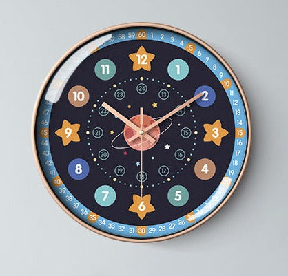 Children's Silent Wall Clock 30cm