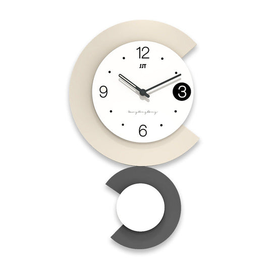 Linear Metal Silent Wall Clock 54cm