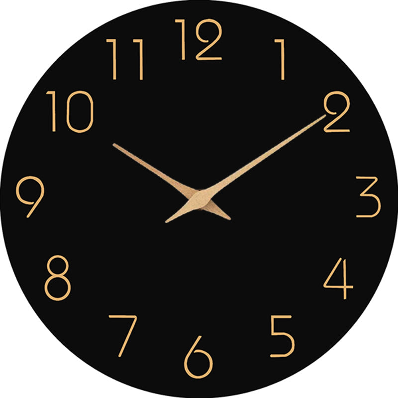 Colour Block Silent Wall Clock 25cm