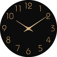 Colour Block Silent Wall Clock 25cm
