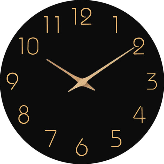 Colour Block Silent Wall Clock 25cm