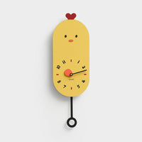 Chicken Silent Wall Clock for Children’s Rooms