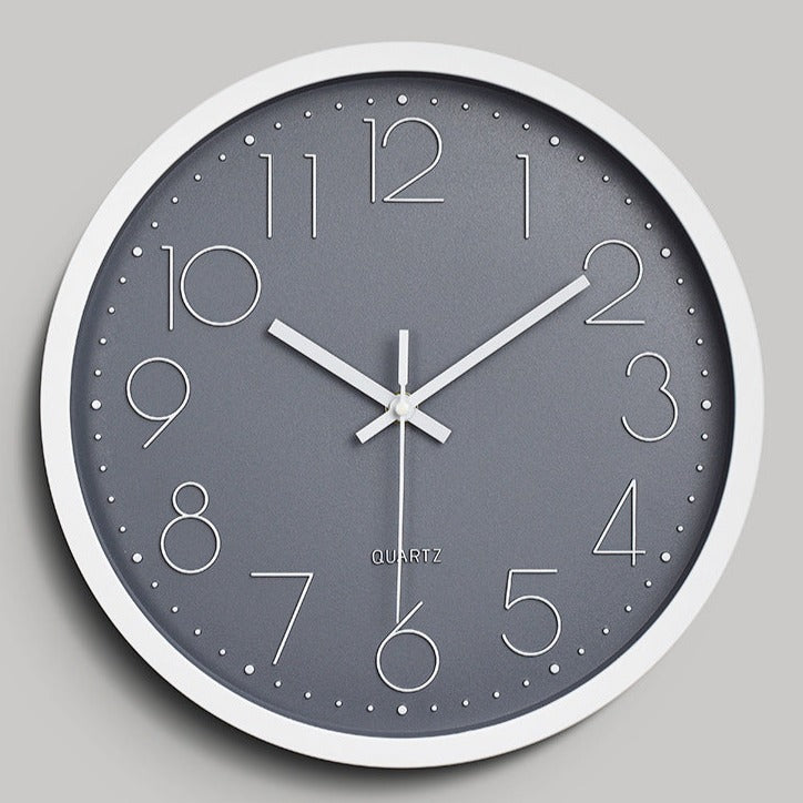 Silent Sweep Schoolhouse Wall Clock 30cm