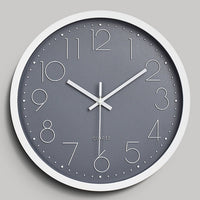 Silent Sweep Schoolhouse Wall Clock 30cm