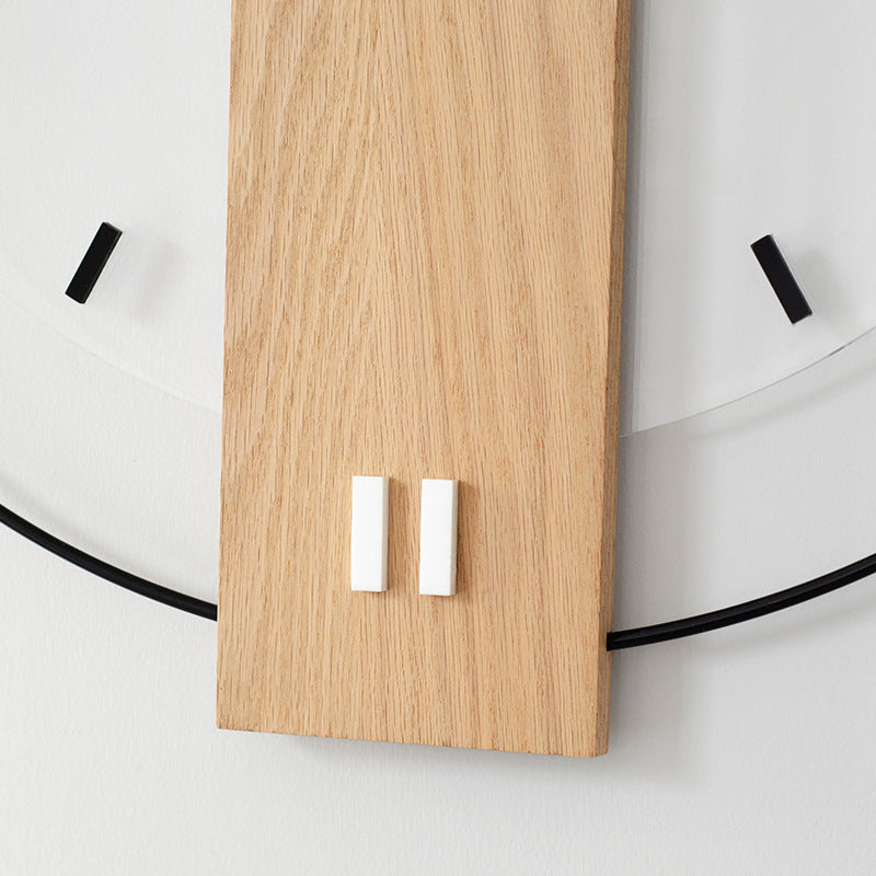 Solid Wood Nordic Wall Clock 40cm