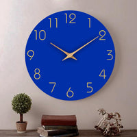 Colour Block Silent Wall Clock 25cm