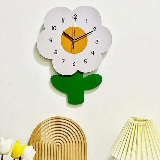 Botanical Acrylic Wall Clock 30cm