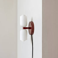 Up and Down Glass Wall Light 30cm