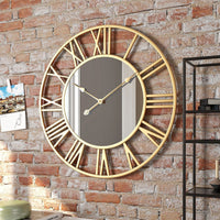Vintage Metal Wall Clock 39cm