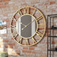 Vintage Metal Wall Clock 39cm