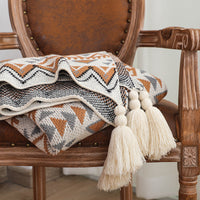 Navajo Pattern Woven Throw