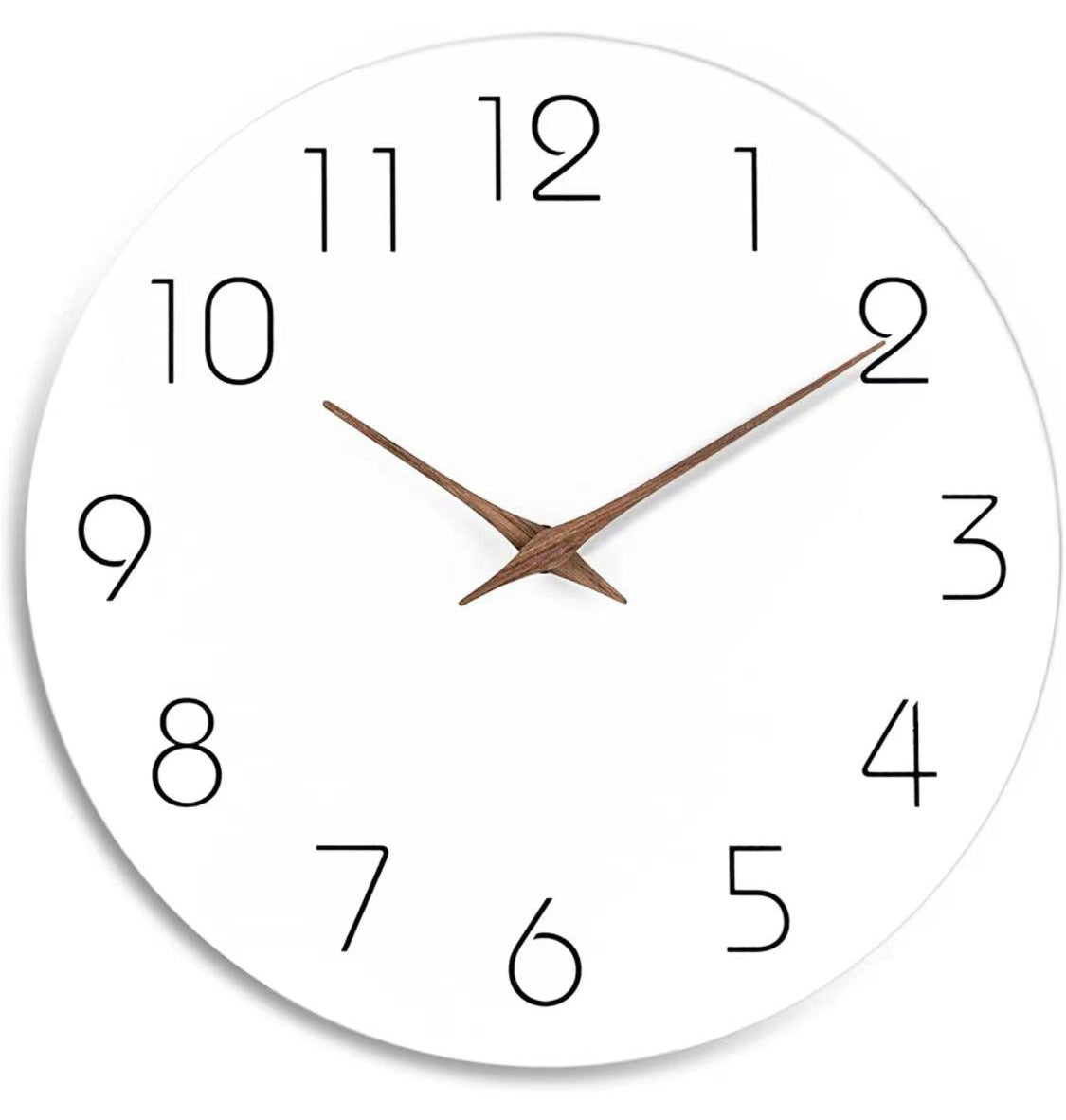 Colour Block Silent Wall Clock 25cm
