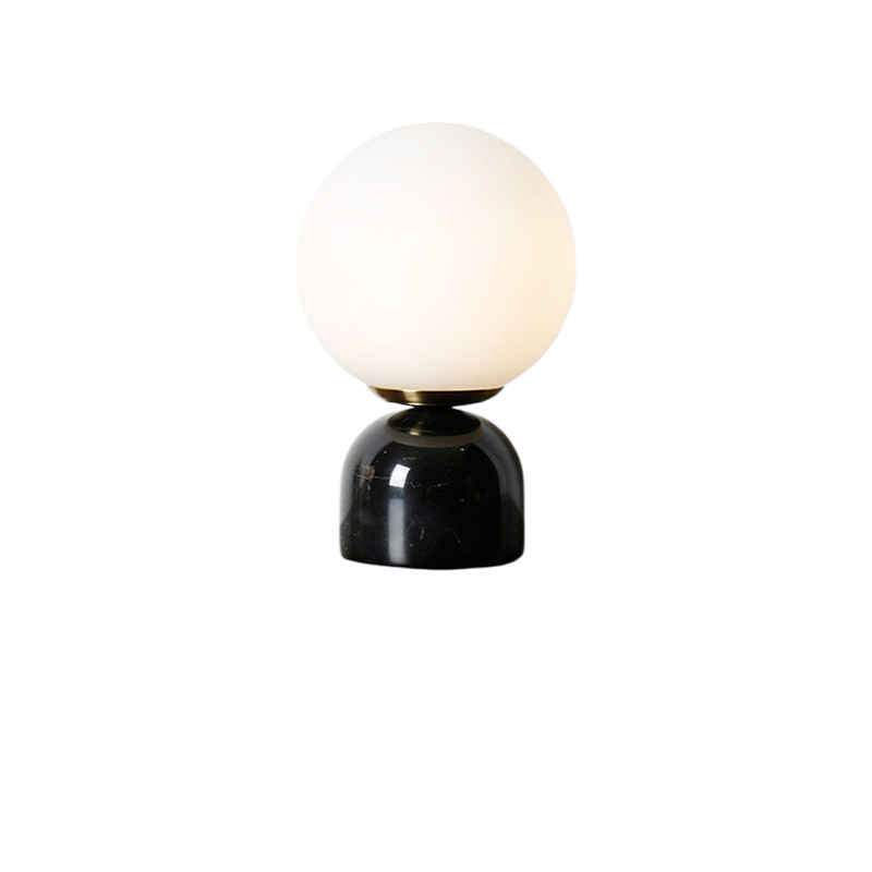 Marble and Glass Table Lamp 23cm