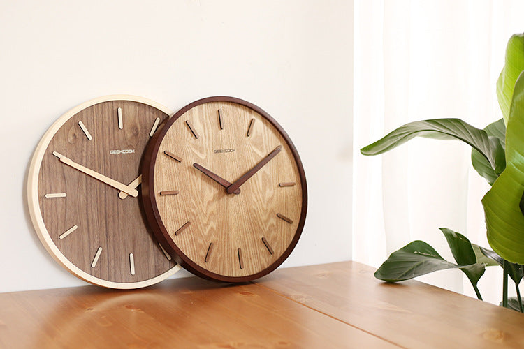 Wooden clock style options