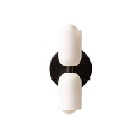 Up and Down Glass Wall Light 30cm