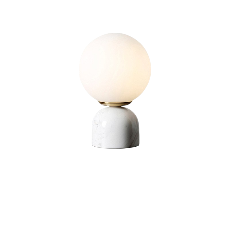 Marble and Glass Table Lamp 23cm