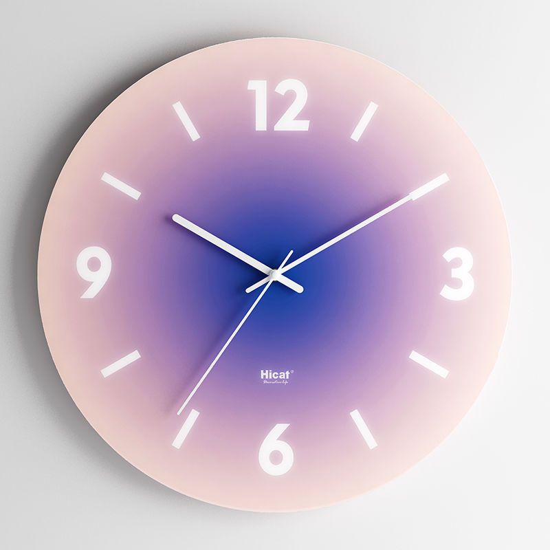 Sunset Glass Wall Clock