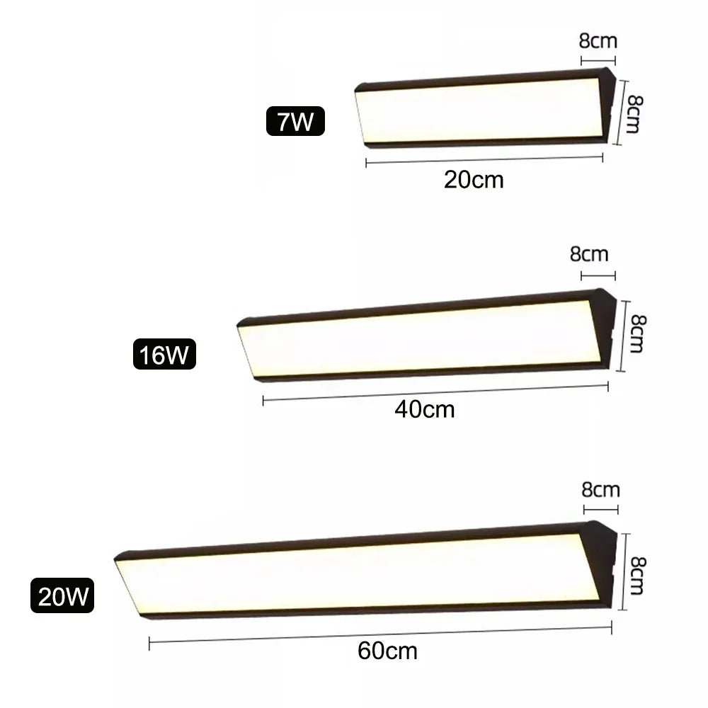 Outdoor Aluminium LED Wall Light 40cm