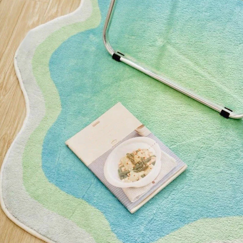 Pastel Cloud Shaped Rug