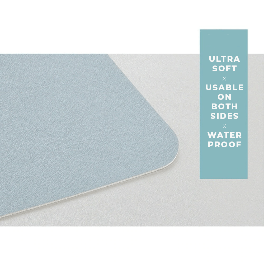 Reversible Two-Tone Desk Pad