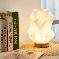 Swirl Form LED Table Lamp 22cm