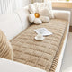 Pleated Edge Plush Sofa Runner