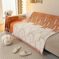 Rainbow Arch Chenille Sofa Cover