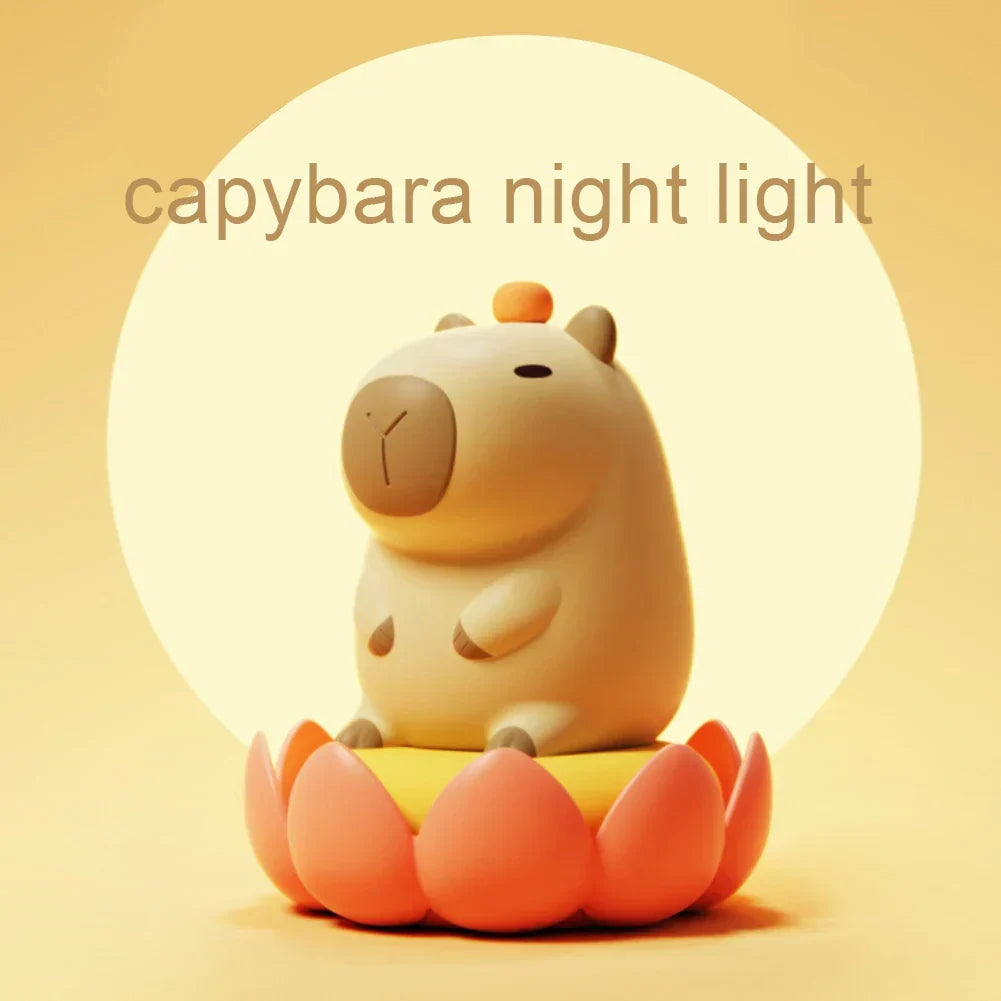 Capybara Silicone Night Light