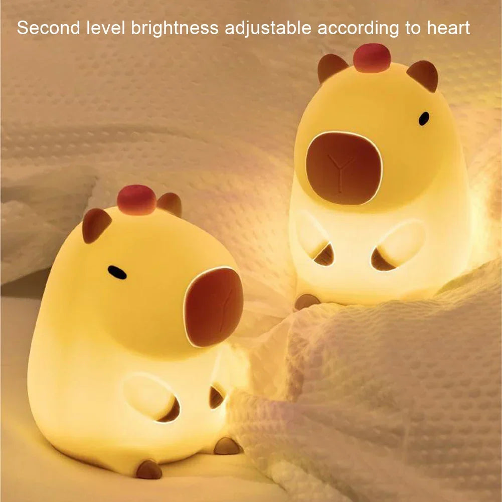 Capybara Silicone Night Light