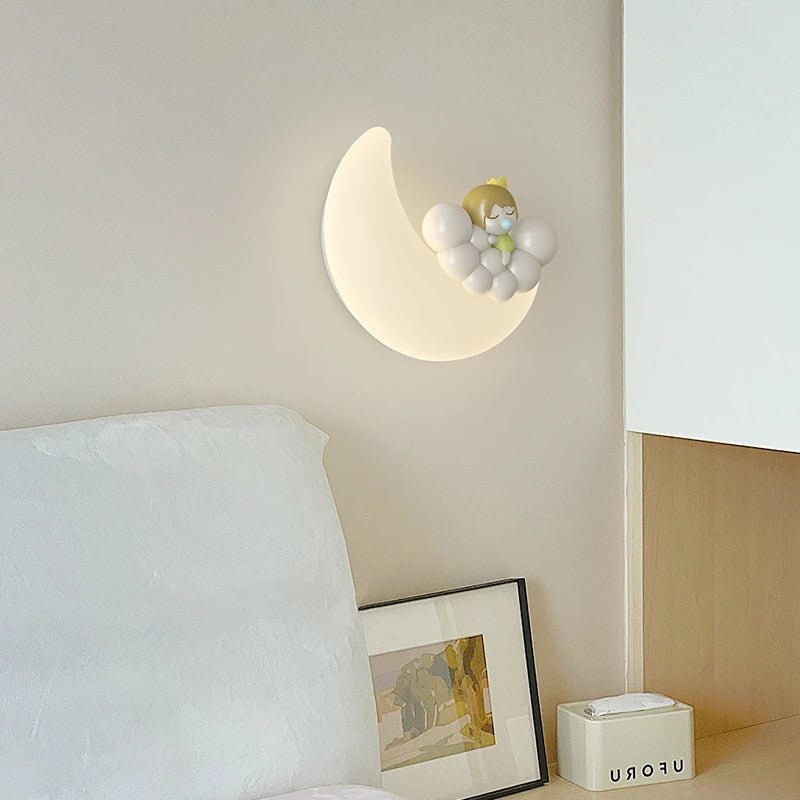 Moon Nursery Wall Light 20cm