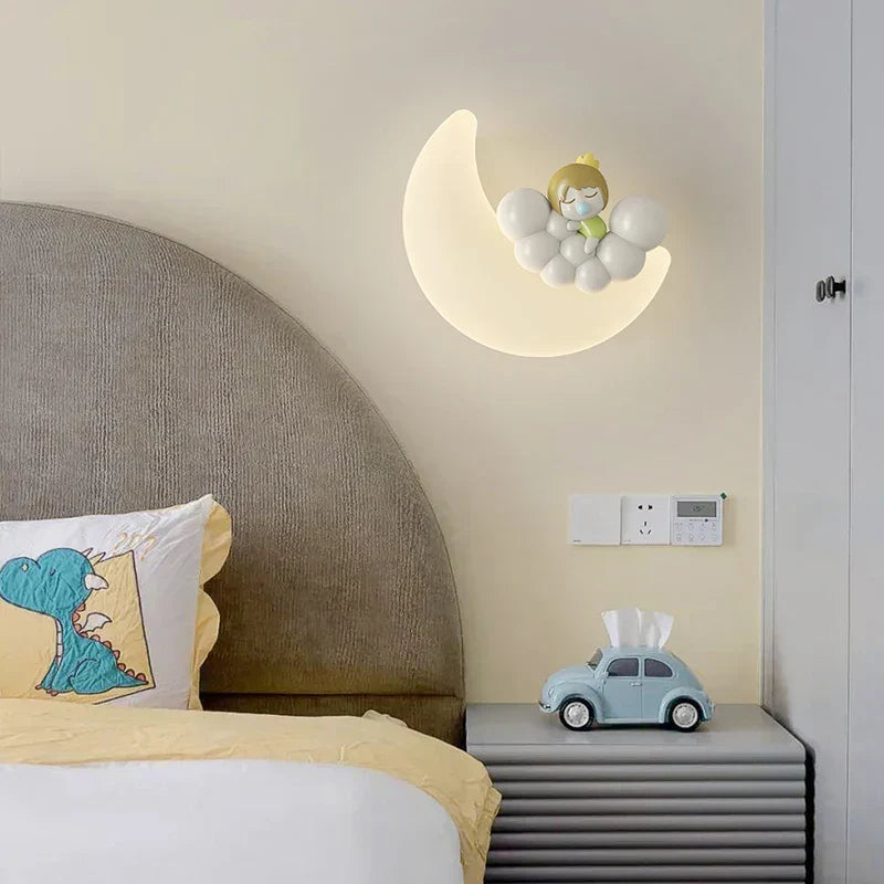 Moon Nursery Wall Light 20cm