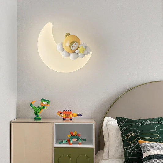 Moon Nursery Wall Light 20cm