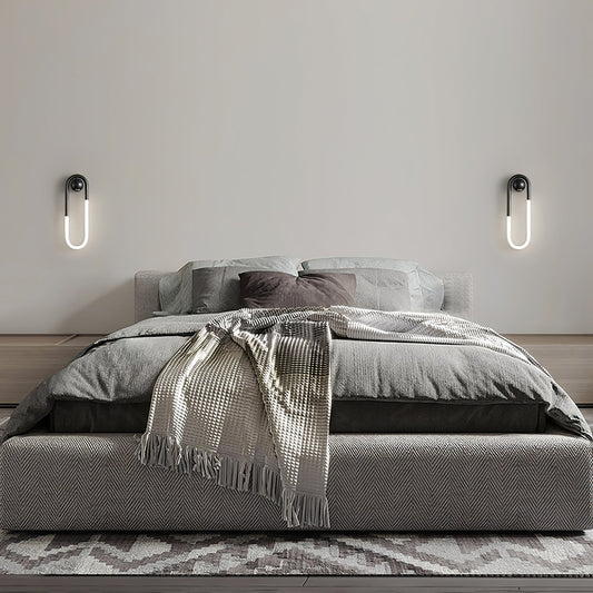 Brass Loop LED Wall Light, 45 or 75cm