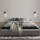 Brass Loop LED Wall Light, 45 or 75cm