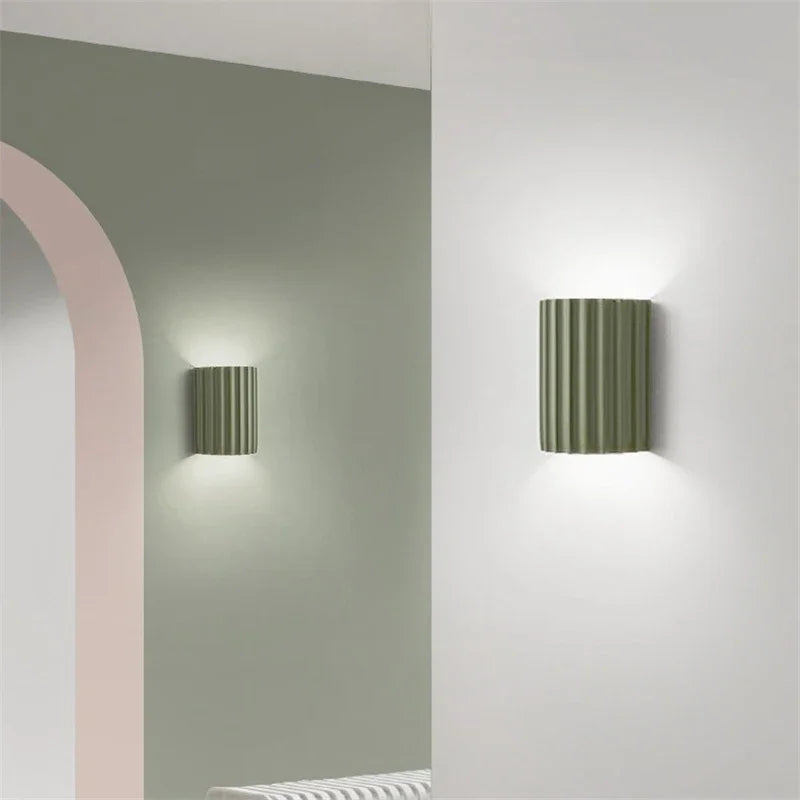 Sculpted Resin Wall Light