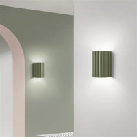 Sculpted Resin Wall Light