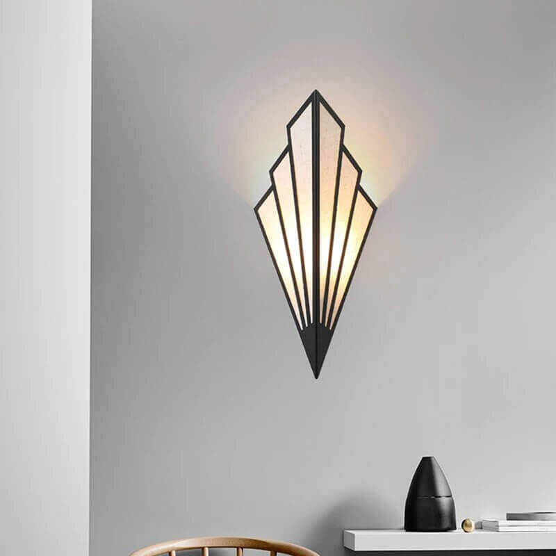 Fan Form Art Deco Wall Light 43cm