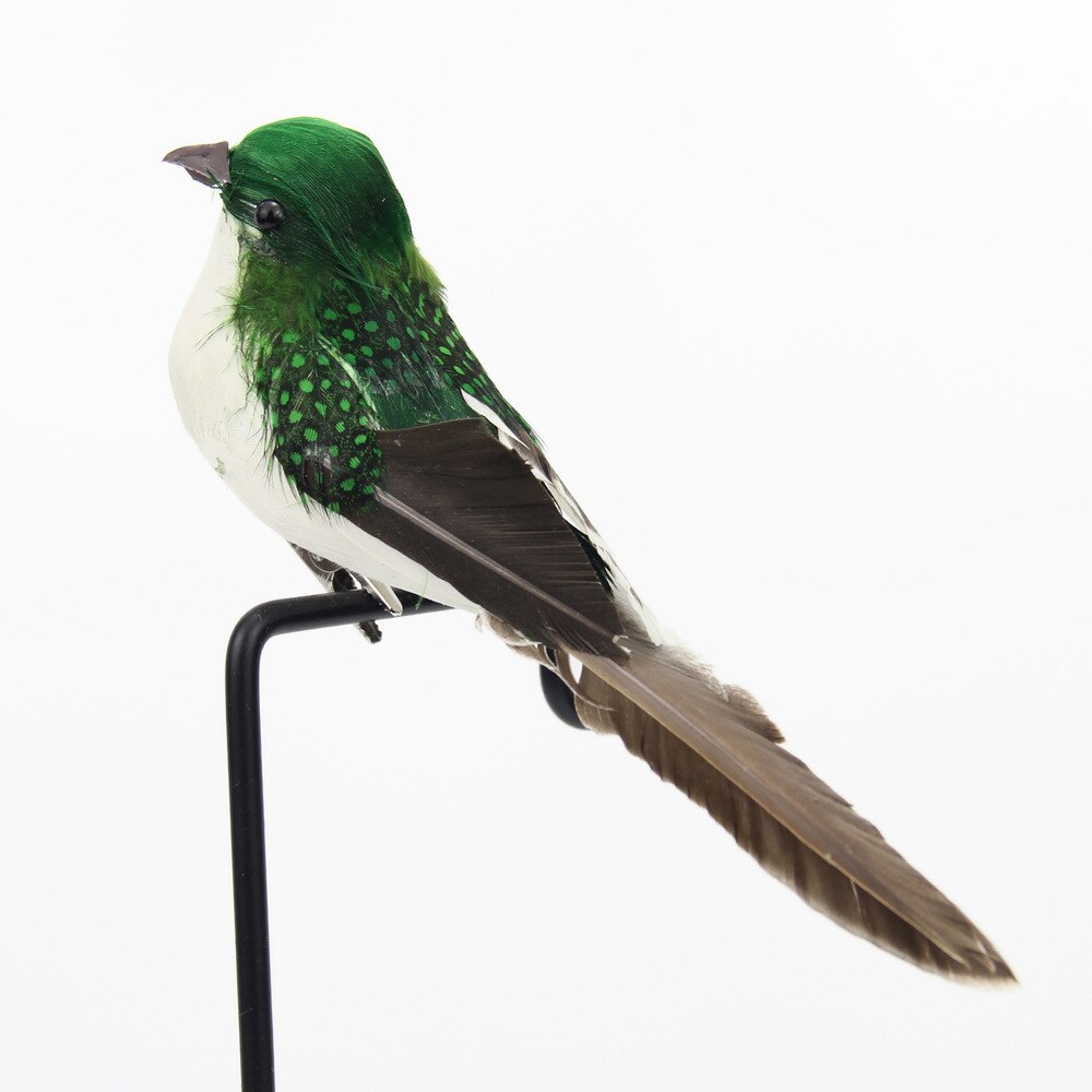 Decorative Feathered Bird 15cm
