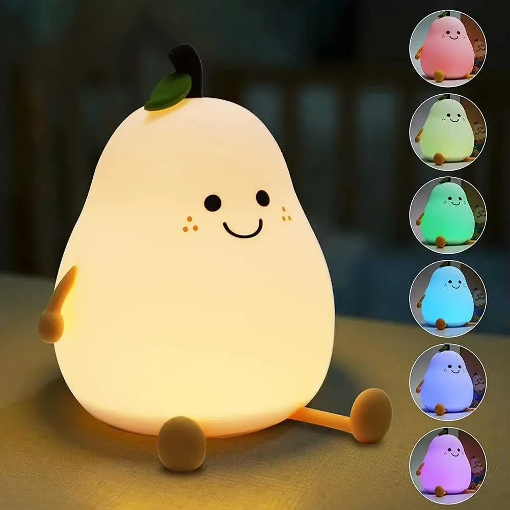 Soft Silicone Fruit Night Light
