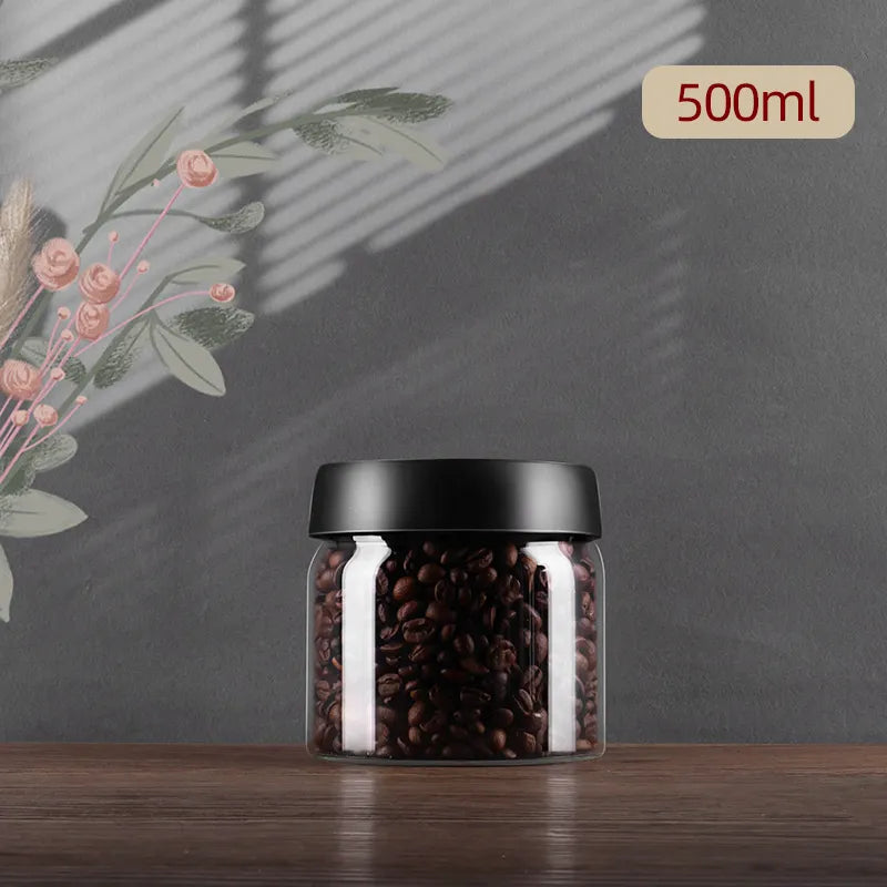 Vacuum Seal Glass Storage Canister