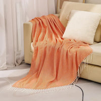 Nordic Stripe Cotton Fringed Throw