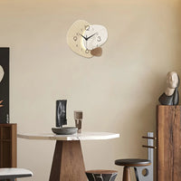 Square Stone-Effect Wall Clock